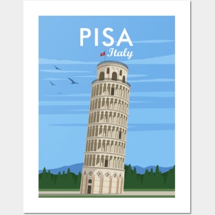 The Leaning Tower of Pisa Posters and Art